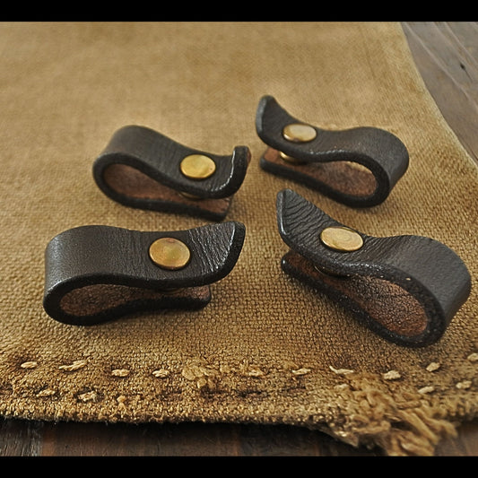 HAND-DYED CORD CLIP / 4pcs