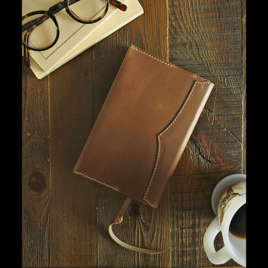 CHROMEXCEL LEATHER BOOK COVER - WESTERN YOKE / 文庫・四六判