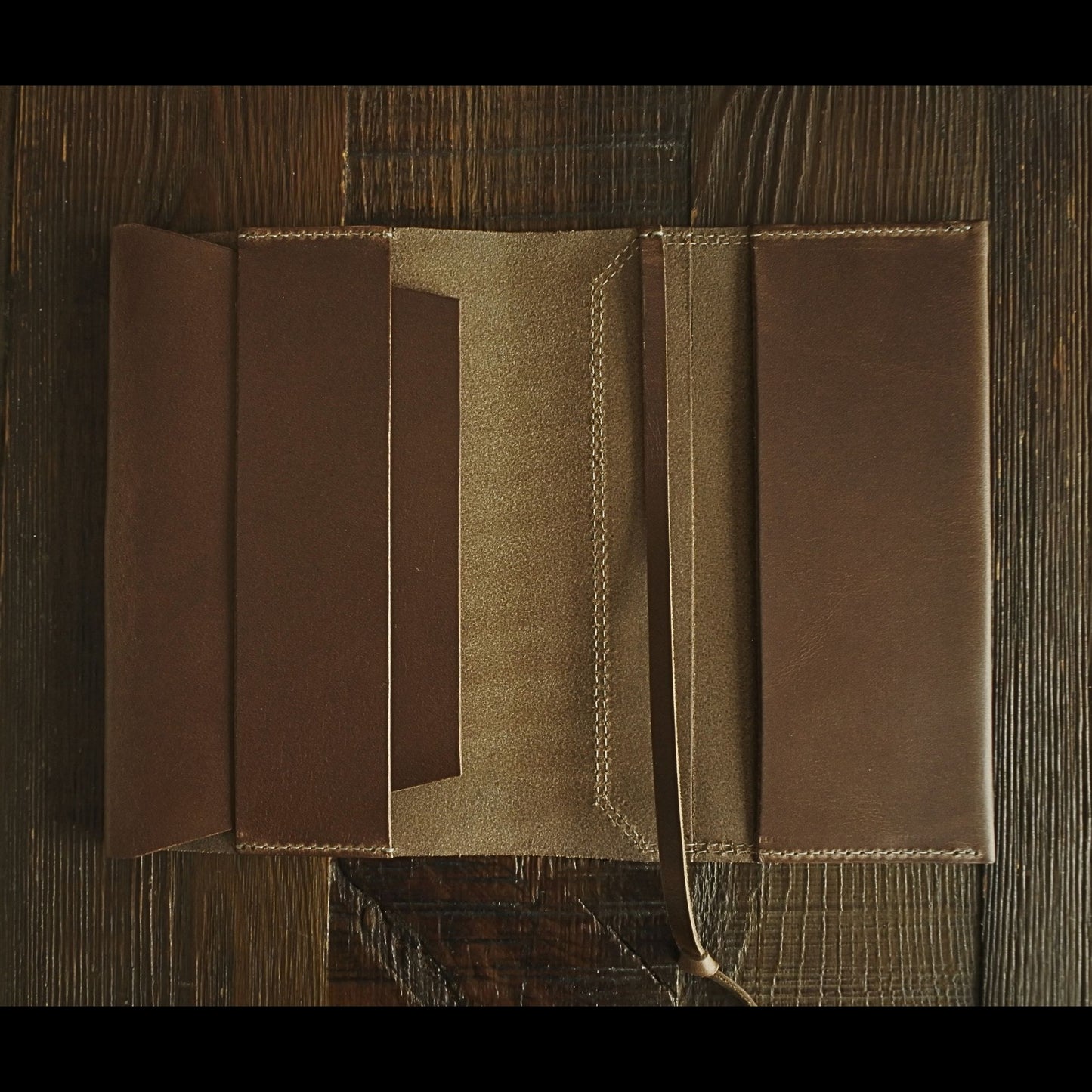 LEATHER BOOK COVER / 文庫サイズ HORWEEN CHROMEXCEL NATURAL BROWN
