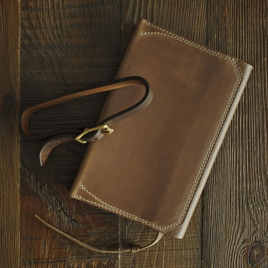LEATHER BOOK COVER / 文庫サイズ HORWEEN CHROMEXCEL NATURAL BROWN
